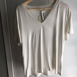 Wilfred Hirondelle oversized white t-shirt, size L